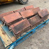 Reclaimed Plain Angle 90 Degrees Clay Roof Ridge Tiles - Job Lot - Reclaimed Brick Company