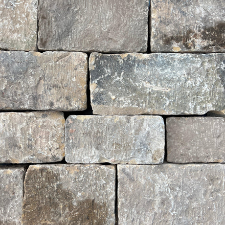 Reclaimed Punched Building Stone - Backed Off - Reclaimed Brick Company