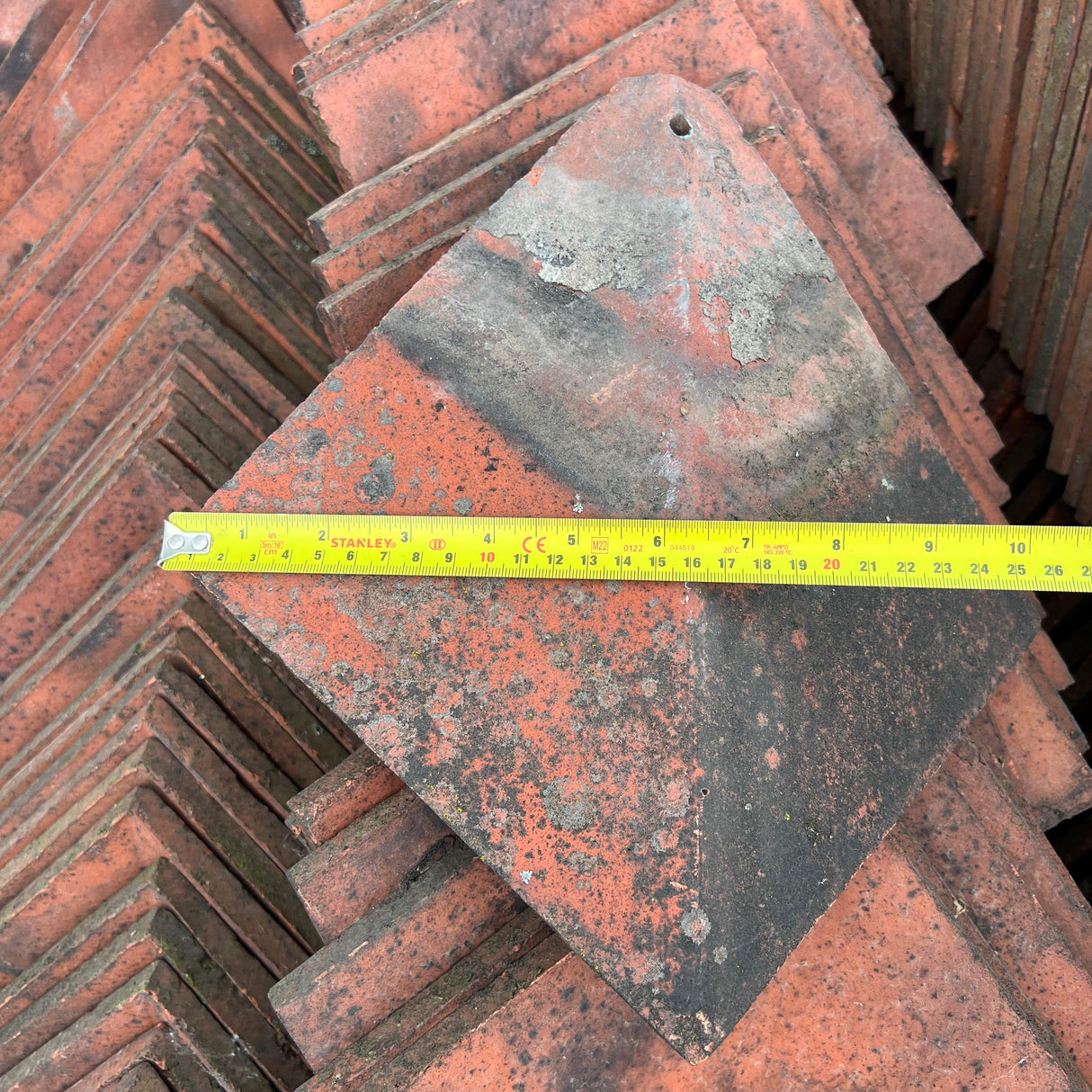 Reclaimed Red Clay Hip Tiles - Reclaimed Brick Company