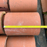 Reclaimed Red Half Round Ridge Tile - Job Lot of 60 - Reclaimed Brick Company