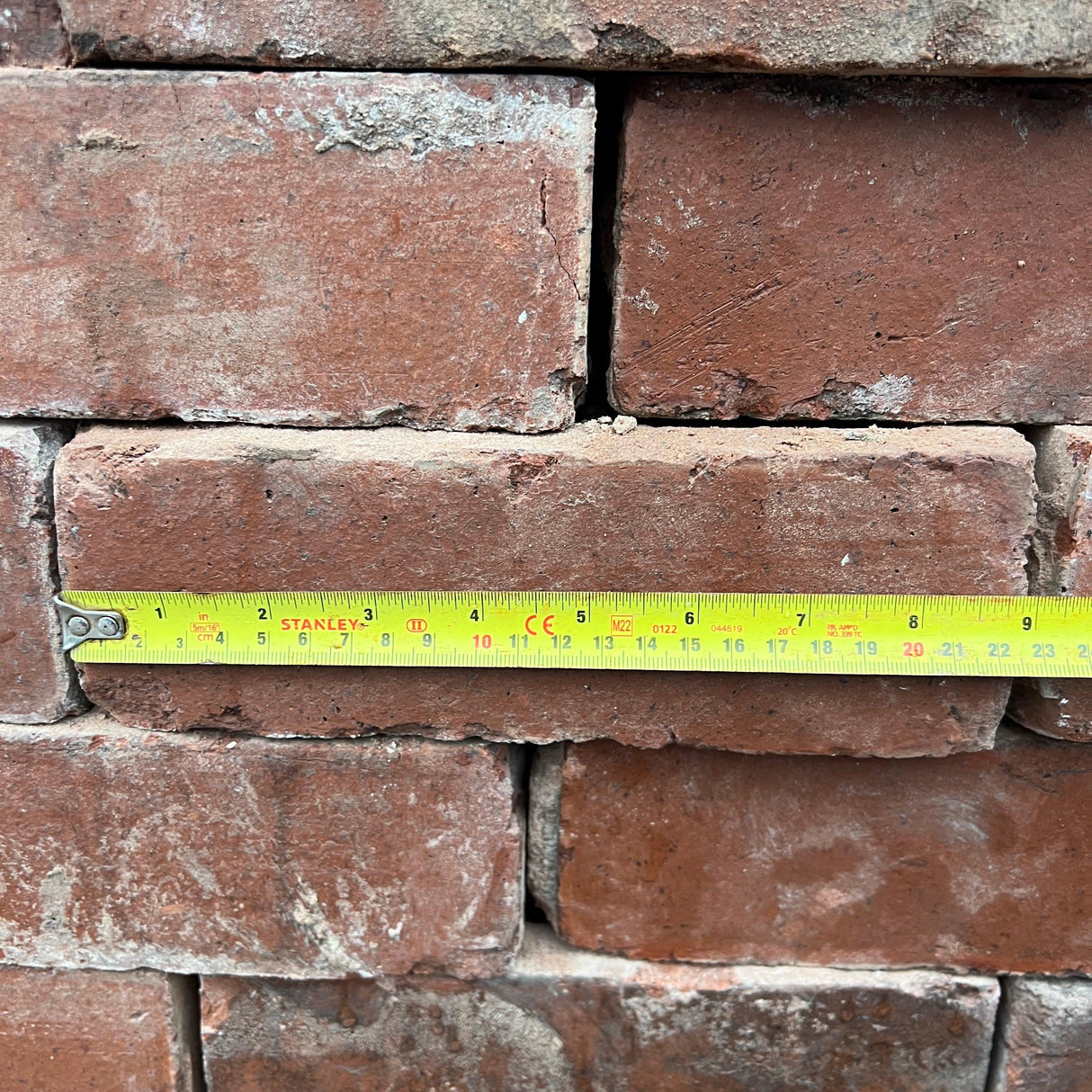 Rustic Red Brick Wall - Reclaimed Brick Company