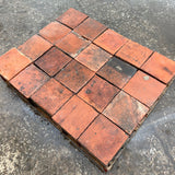 Red Quarry Tiles - 9” x 9” - Reclaimed Brick Company