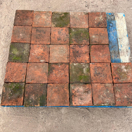 Reclaimed Red Quarry Tiles - Batch of 1 SQM - Reclaimed Brick Company