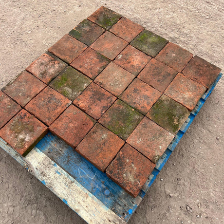 Reclaimed Red Quarry Tiles - Batch of 1 SQM - Reclaimed Brick Company