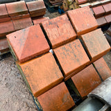 Reclaimed Red Saddleback Triangle Terracotta Wall Coping - 16” x 8” - Job Lot Of 8 Linear Meters - Reclaimed Brick Company