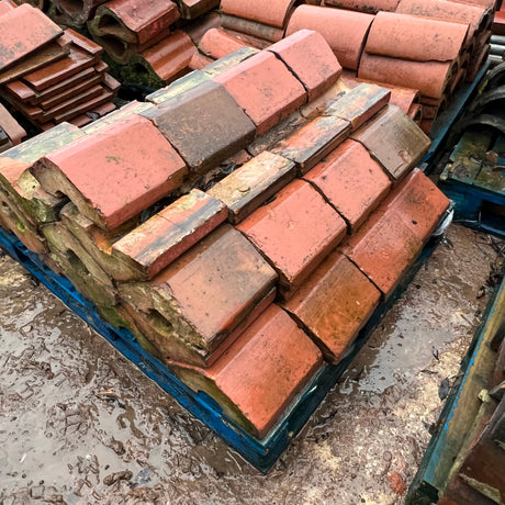 Reclaimed Red Terracotta Wall Coping - 10.5” x 4.5” - Job Lot 13 Linear Metres - Reclaimed Brick Company