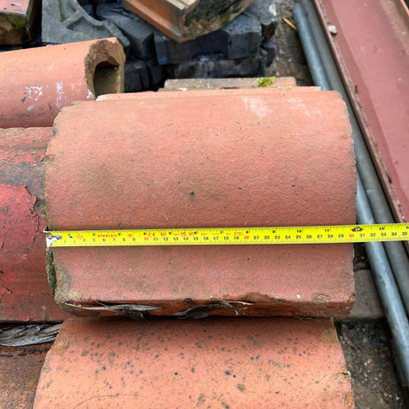 Reclaimed Red Terracotta Wall Coping - 12” x 5.5” - Job Lot 13 Metres - Reclaimed Brick Company