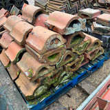 Reclaimed Red Terracotta Wall Coping - 12” x 5.5” - Job Lot 13 Metres - Reclaimed Brick Company