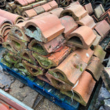 Reclaimed Red Terracotta Wall Coping - 12” x 5.5” - Job Lot 13 Metres - Reclaimed Brick Company