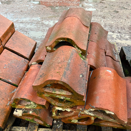 Reclaimed Red Terracotta Wall Coping - 12” x 6” - Job Lot Of 9 Linear Meters - Reclaimed Brick Company