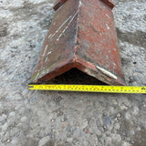 Reclaimed Red Triangle Clay Ridge Roof Tiles