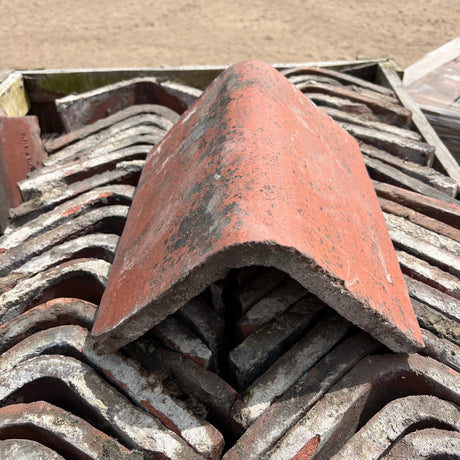Reclaimed Red Triangle Ridge Roof Tile