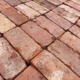 Rustic Reclaimed Red Tudor Paving Bricks | Pack of 250 Bricks - Reclaimed Brick Company