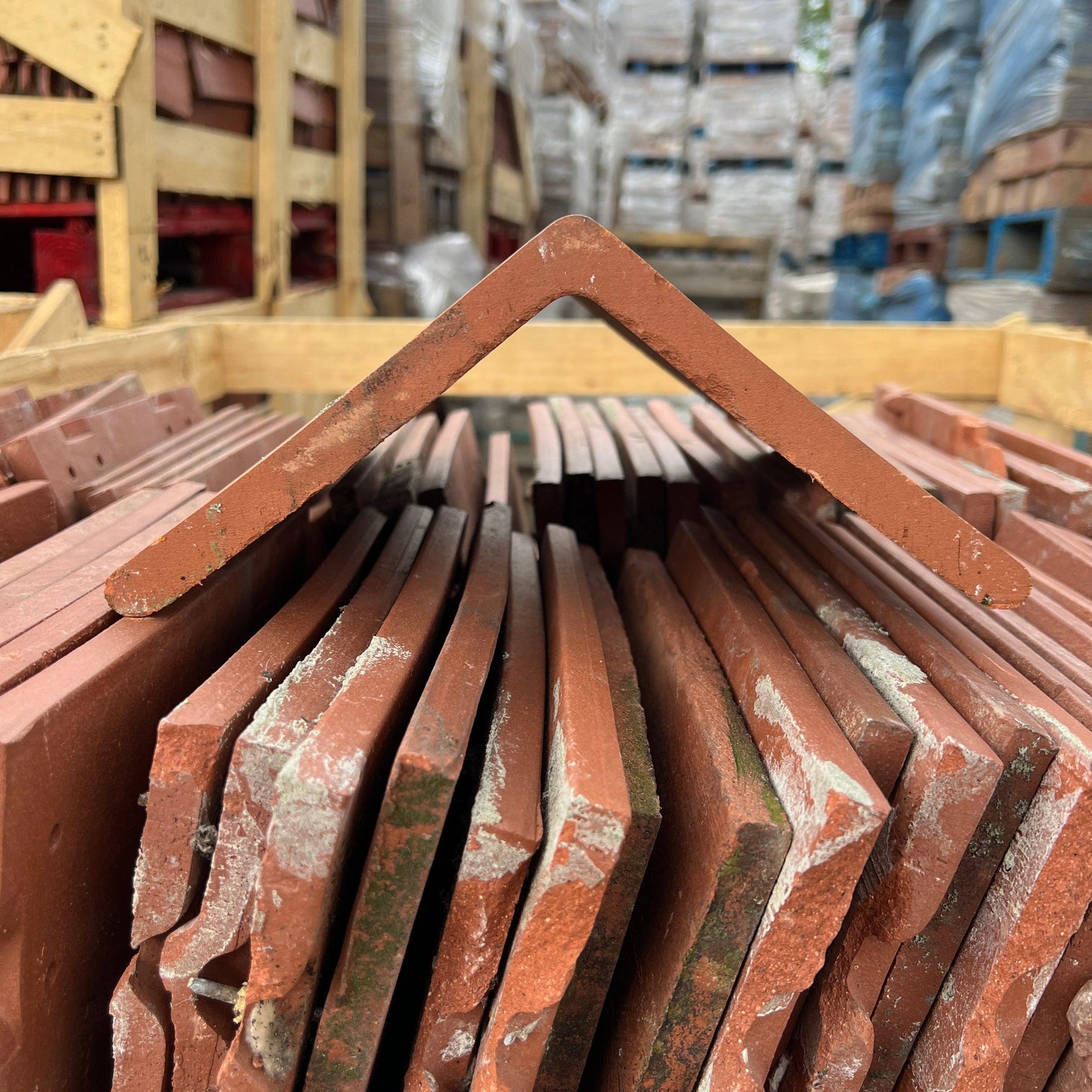 Reclaimed Rosemary Red Triangle Ridge Roof Tile (Like New) – Reclaimed ...