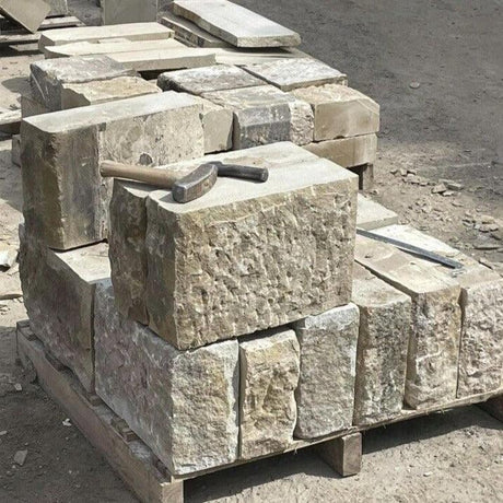 Reclaimed Rough Stone Quoins - Made to Order & Size - Reclaimed Brick Company