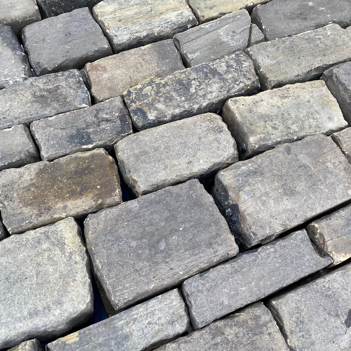 Reclaimed Sandstone Stone Cobbles / Setts - Reclaimed Brick Company