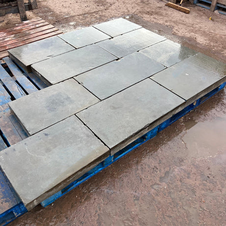 Reclaimed Sawn Granite Stone Paving Flag Stones - Reclaimed Brick Company