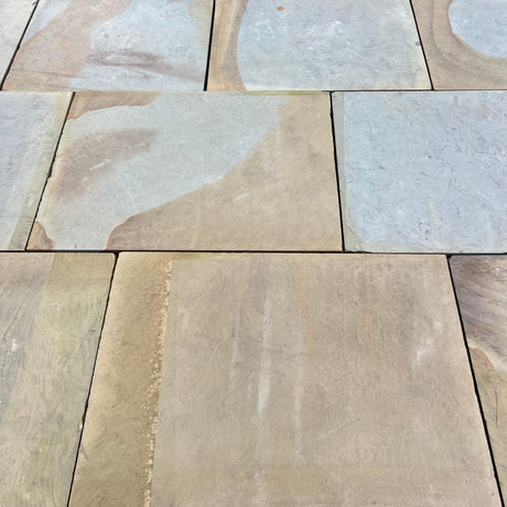 Reclaimed Sawn Grey Yorkshire Stone Paving Flag Stones - Reclaimed Brick Company