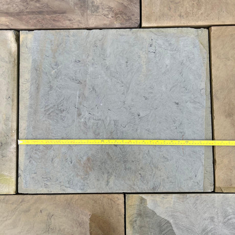 Reclaimed Sawn Grey Yorkshire Stone Paving Flag Stones - Reclaimed Brick Company