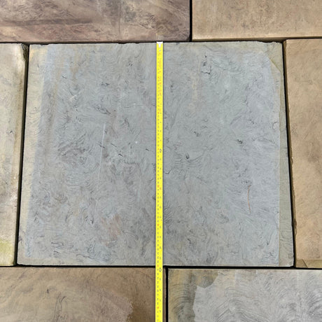 Reclaimed Sawn Grey Yorkshire Stone Paving Flag Stones - Reclaimed Brick Company