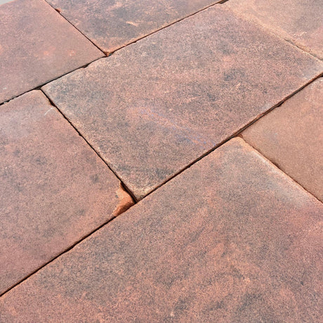 Reclaimed Sawn Red Sand Stone Paving Flag Stones - Reclaimed Brick Company