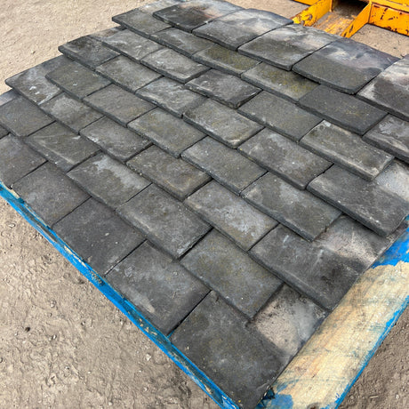 Reclaimed Staffordshire Blue Handmade Clay Roof Tiles - Reclaimed Brick Company