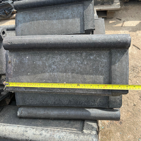 Reclaimed Staffordshire Blue Roll Top Ridge Tiles - (Job Lot) - Reclaimed Brick Company