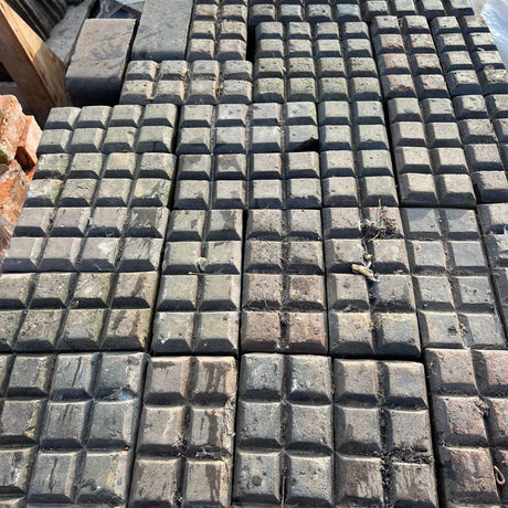 Reclaimed Staffordshire Blue Stable Pavers ‘Chocolate Bars’ - Batch of 3.6 SQM - Reclaimed Brick Company