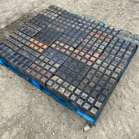 Reclaimed Staffordshire Blue Stable Pavers ‘Chocolate Bars’ - Batch of 8 SQM - Reclaimed Brick Company