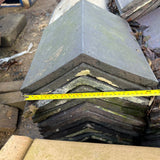 Reclaimed Staffordshire Blue Triangle Ridge Tile - Job Lot of 150 - Reclaimed Brick Company