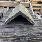 Reclaimed Staffordshire Blue Triangle Ridge Tiles - 75 Degrees - Reclaimed Brick Company