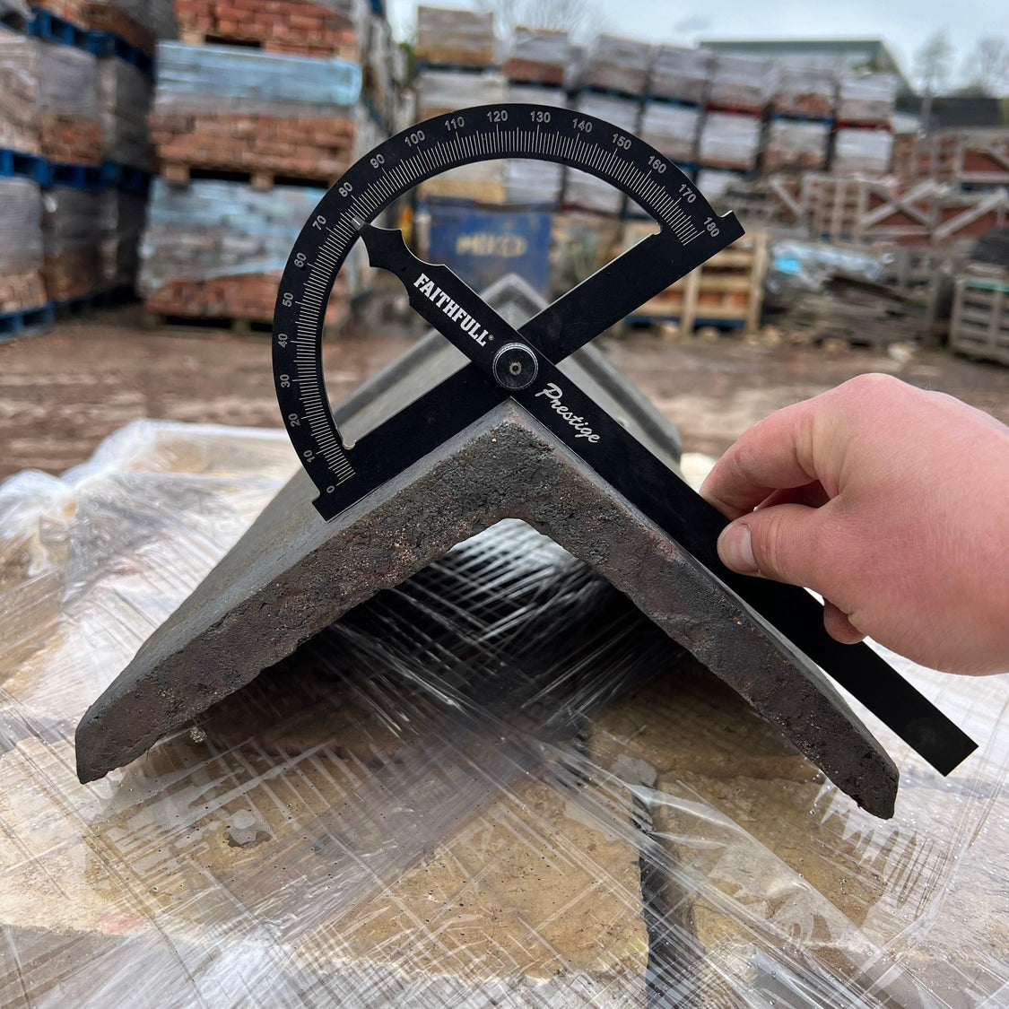 Reclaimed Staffordshire Blue Roll Top Ridge Tiles | 33 Ridges ...