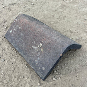 Reclaimed Staffordshire Brindle Blue Hogback Clay Ridge Roof Tile