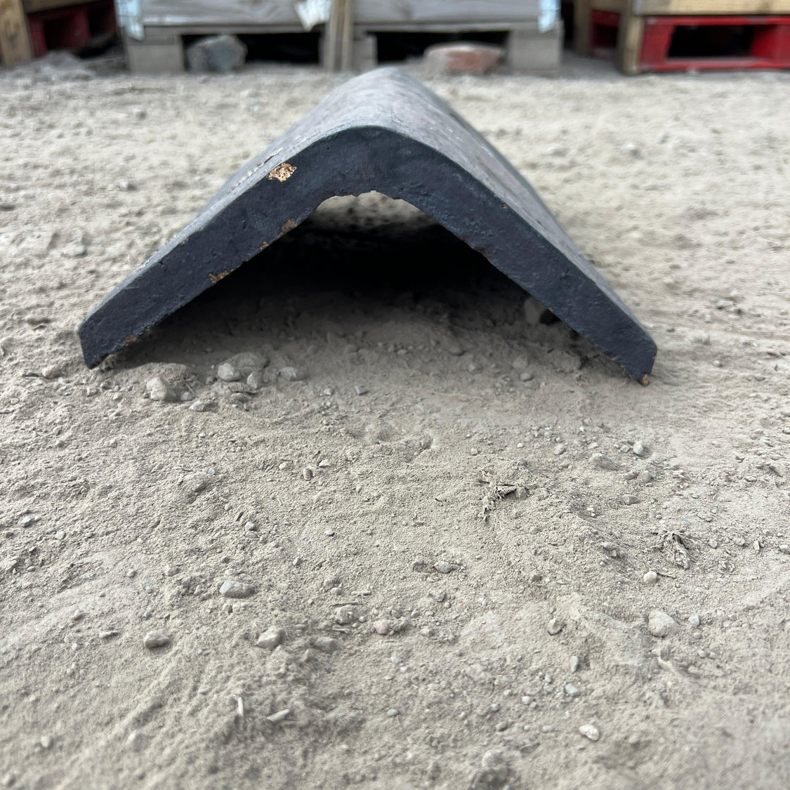 Reclaimed Staffordshire Brindle Blue Hogback Clay Ridge Roof Tile ...