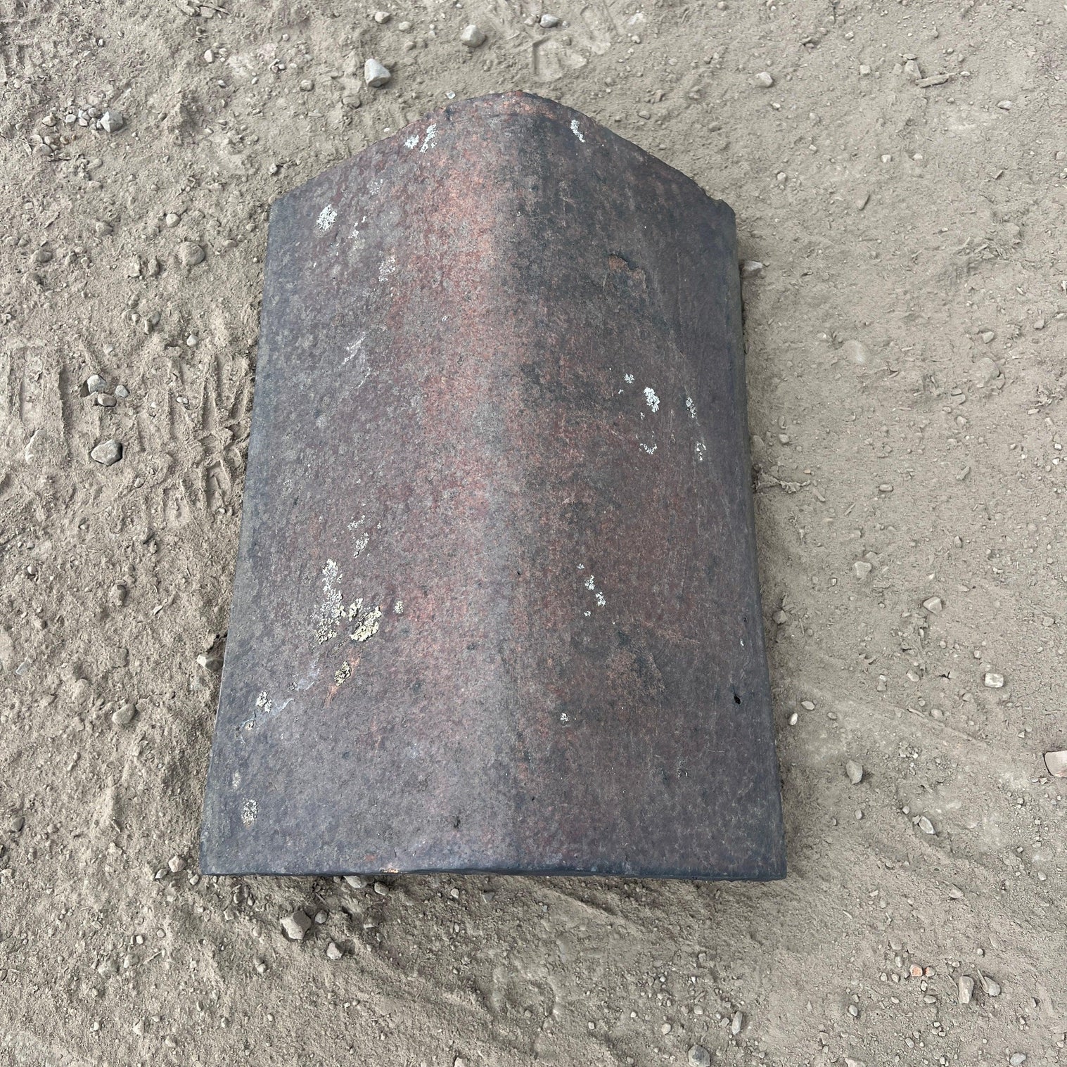 Reclaimed Staffordshire Brindle Blue Hogback Clay Ridge Roof Tile ...