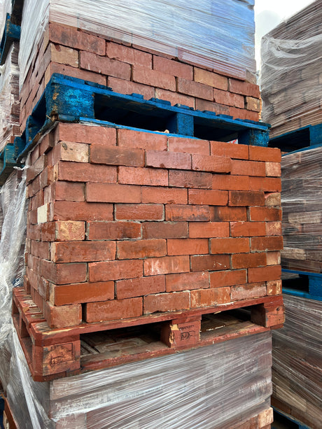 Reclaimed Stairfoot Red Facing Brick | Pack of 250 Bricks | Free Delivery - Reclaimed Brick Company