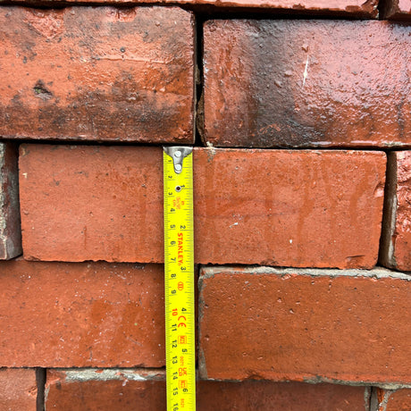 Reclaimed Stairfoot Red Facing Brick | Pack of 250 Bricks | Free Delivery - Reclaimed Brick Company