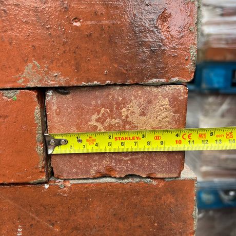 Reclaimed Stairfoot Red Facing Brick | Pack of 250 Bricks | Free Delivery - Reclaimed Brick Company