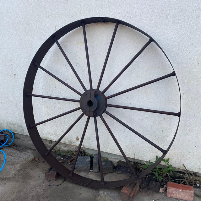 Reclaimed Steel Pulley Wheel - Reclaimed Brick Company