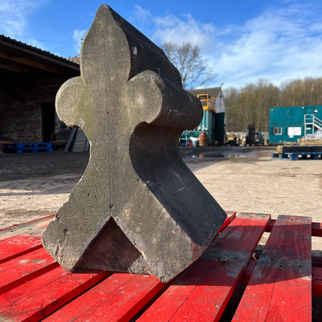 Reclaimed Stone Cross Finial