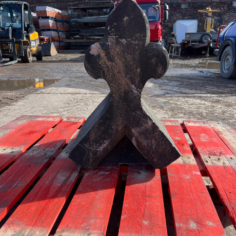 Reclaimed Stone Cross Finial