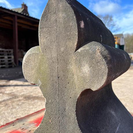 Reclaimed Stone Cross Finial