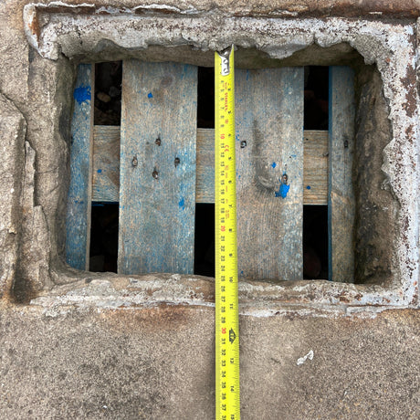 Reclaimed Stone Drain Gulley Surround - Reclaimed Brick Company