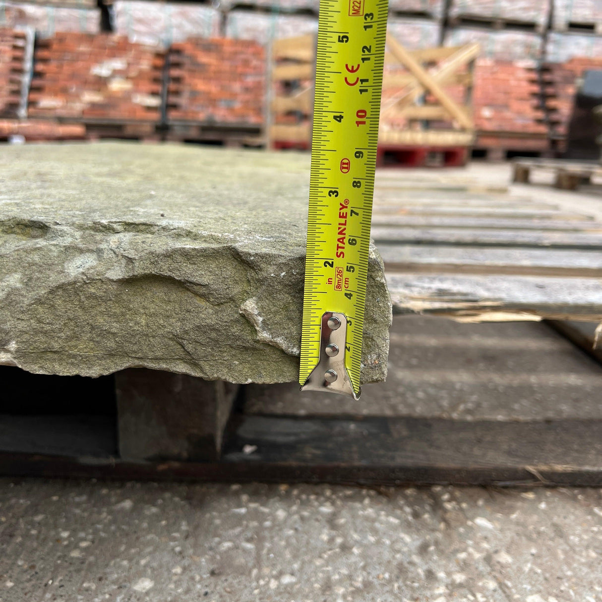 5cm Reclaimed Stone Step - Reclaimed Brick Company