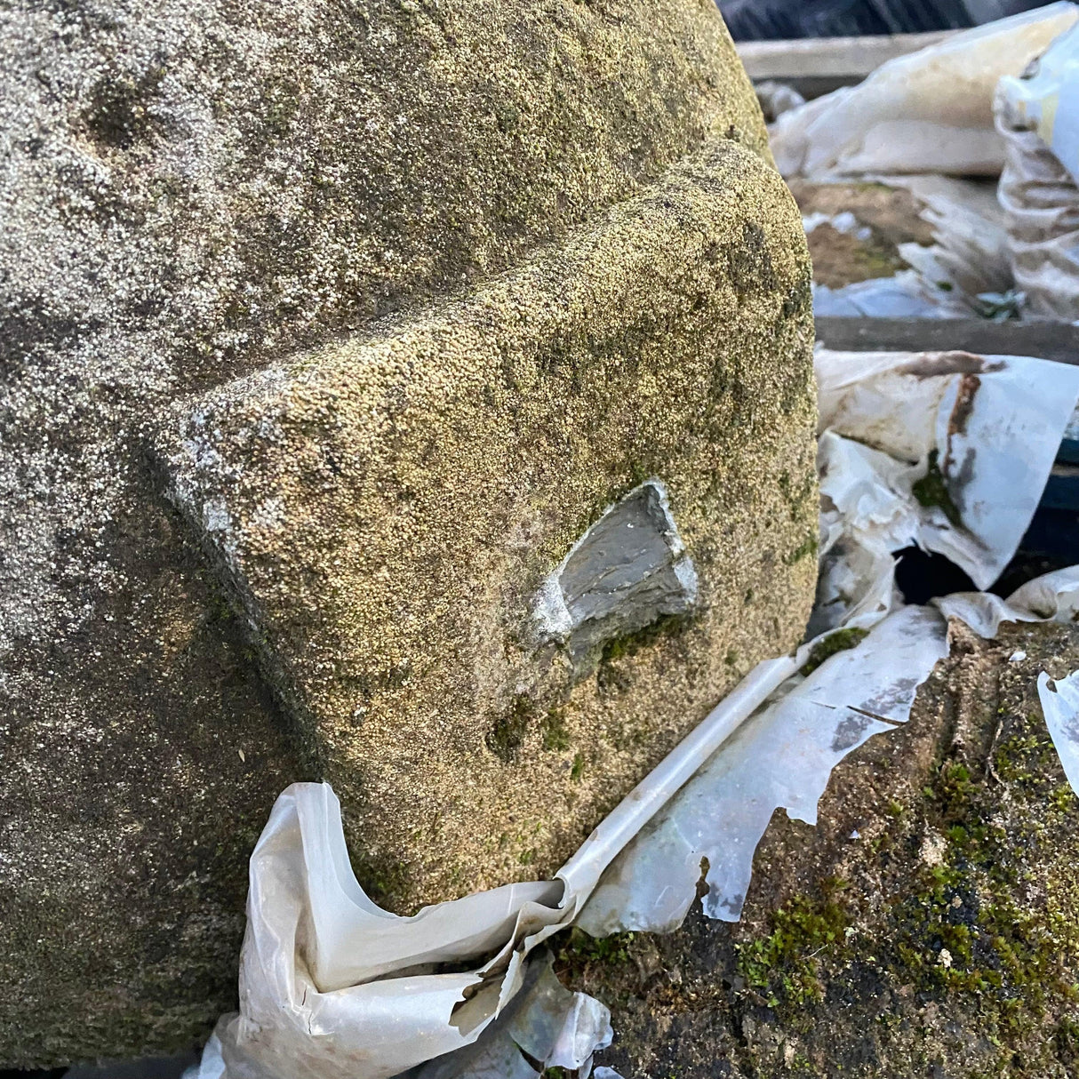 Reclaimed Stone Gate Post Ball Tops - Pair - Reclaimed Brick Company