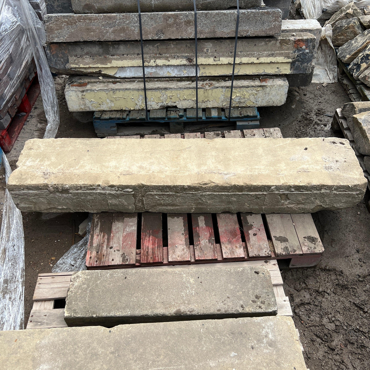 Reclaimed Stone Lintel / Step - Reclaimed Brick Company