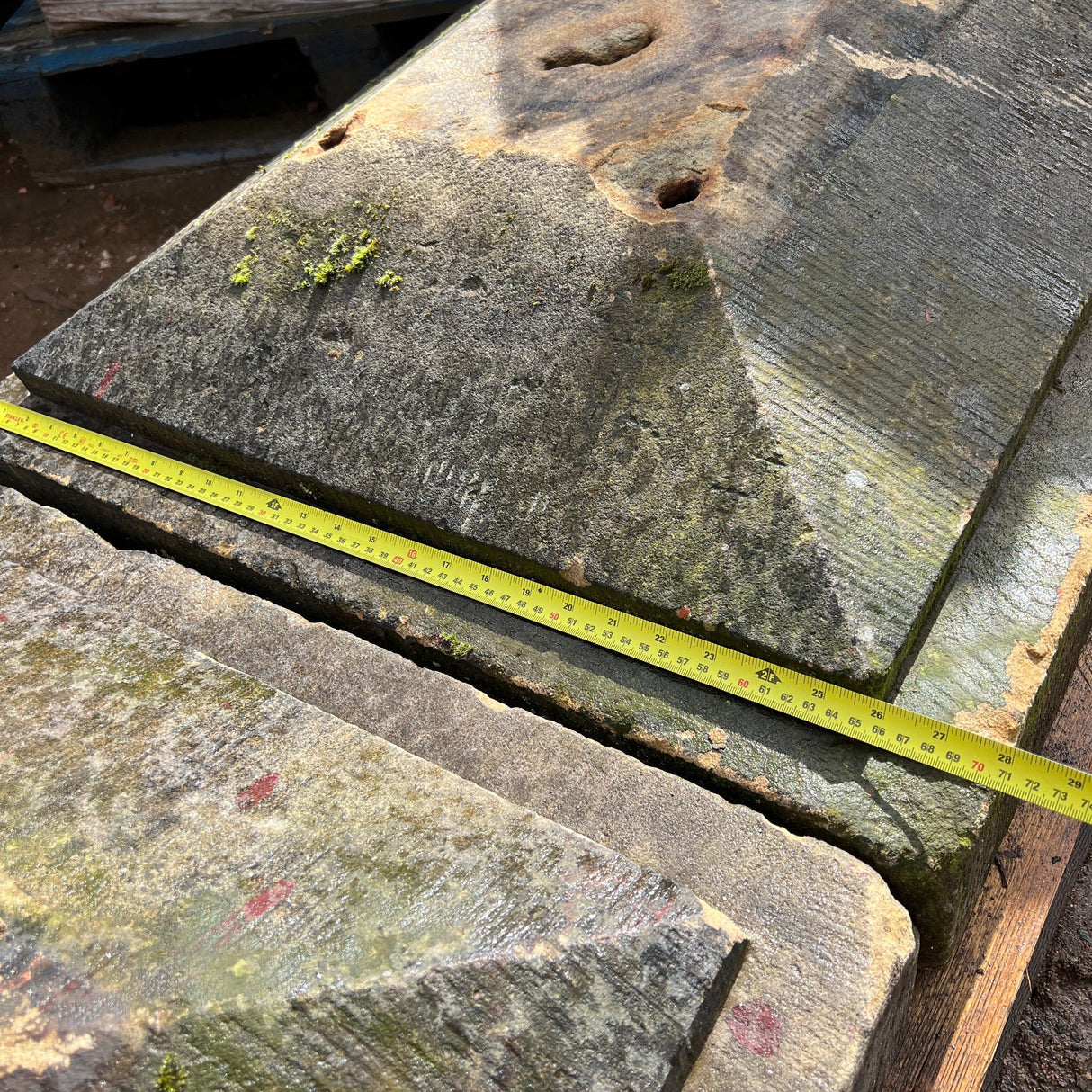 70cm Stone Pillar Caps - Reclaimed Brick Company