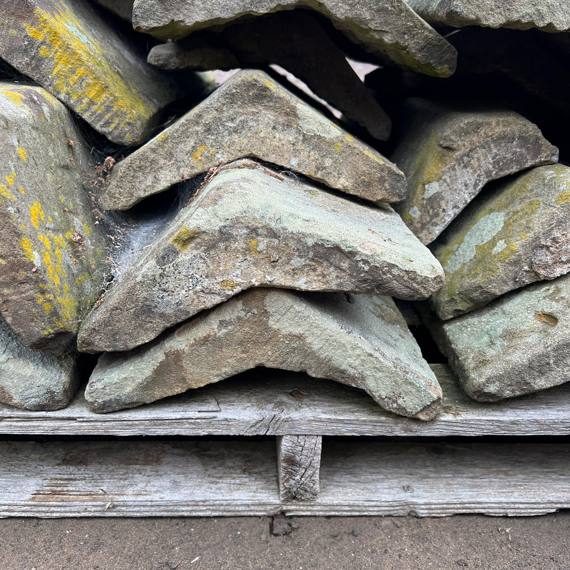 Stone Ridge Tiles Reclaimed Stone Roof Ridge Tiles – Reclaimed Brick Company