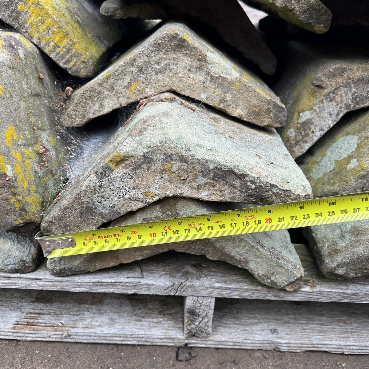 Stone Ridge Tiles Reclaimed Stone Roof Ridge Tiles – Reclaimed Brick Company