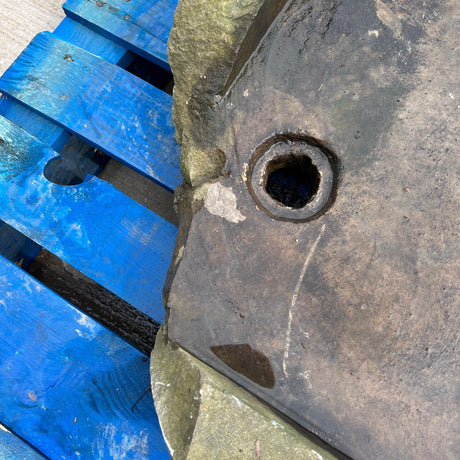 Reclaimed Stone Sink - Corner Broken